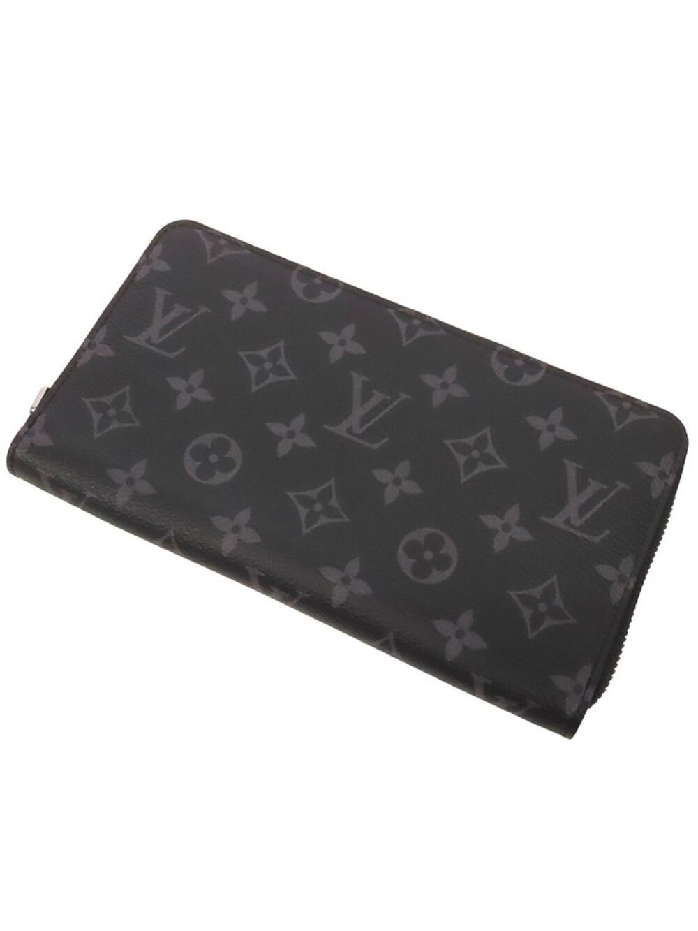 Louis Vuitton Zippy Organizer NM Black Monogram Eclipse Zip Around Wallet